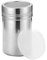 UQUABESO Powder Sugar Shaker, Stainless Steel Coffee Cocoa Shaker with Lid, Fine Mesh Shaker for Icing Sugar, Cocoa, Pepper, Flour, Cappuccino Latte Chocolate, 11.4cm(H) x 6.6cm(D)
