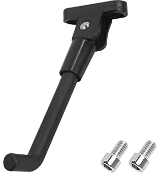 Cosswe Scooter Ständer für Xiaomi M365 Seitenstütze Kompatibel Kickstand Parking Ständer Ersatzteil Zubehör für Xiaomi M365 / 1S/ Essential/Pro/Pro 2 Scooter Elektroroller (schwarz/8.5)