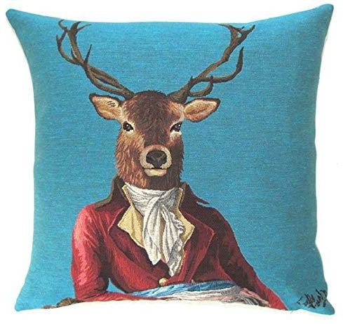 Gwenys Haus Gobelin Kissen Fabfunky Hirsch