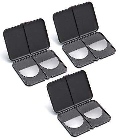 OKH 3 Pairs Stick-on Bifocal Lenses Reader +1.5, Reusable Stick On Adhesive Magnifying Reading Lenses for Sunglasses/Sport Glasses/Ski Goggles, No Water Needed