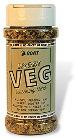 The GOAT Roast Vegetable Seasoning Blend - 55g Shaker. Add incredible flavour to your roasted veggies with this expertly crafted spice blend. Unique Spice Blend.