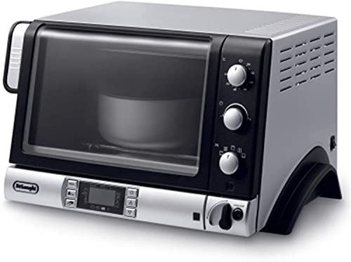 RKYRRKI Oven Solo Forno a microonde in Silver Tact Forno Elettrico Singolo Integrato - Fornello alogeno a convezione Premium in Acciaio Inossidabile Ideale per arrostire, cuocere al Forno Estetico e