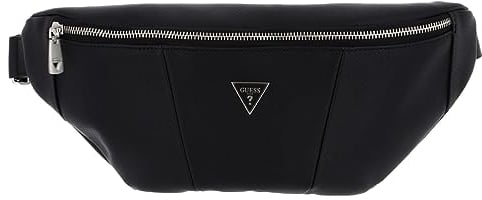 GUESS Certosa Saffiano Eco Bum Bag M Black