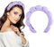 Cerchietto per Capelli da Spa da Donna Fascia per Trucco Spugna Morbida Cura Della pelle Fascia per Capelli Accessori per Capelli per Lavare il Viso Struccante Doccia Cura della Pelle (Viola)