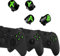eXtremeRate ABXY Tasten für Xbox Elite Controller Serie 2 Core, Elite Serie 1 Ersatzteile, Dreifarbige Aktionstasten für Xbox Series X/S, für Xbox One S/X Controller-Schwarz & Klar & Grün