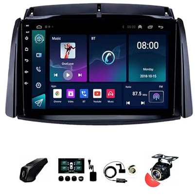 BOJONTN 9 Pollici Android 12 Auto Stereo Radio 2 DIN per Renault Koleos 2009-2016 con Telecamera Posteriore Comandi al Volante Bluetooth GPS Car Play Senza Fili (Size : S100 1+32G)