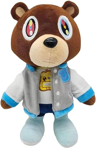 AlloFuu Kanye West Bär Plüsch Bear Plush Toy Stuffed Animal Plushie Doll Toys Gift for Kids Children 11inch