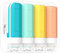 MateeyLife Travel Bottles for Toiletries, 3oz Tsa Approved Travel Size Containers, BPA Free Leak Proof Travel Essentials Containers, Refillable Travel Accessories for Shampoo Conditioner Colorful