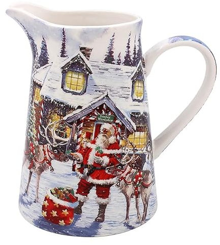 Macneil Studio Santa’s Workshop Fine China Jug