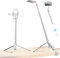 ULANZI TT88 Handy Stativ 145cm, Magnetischer Selfie Stick mit Fernbedienung, Stativ für Smartphone mit 2 in 1 Telefon Clip, 2 Cold Shoe Mount Handystativ Kompatibel für iPhone/Samsung/Huawei