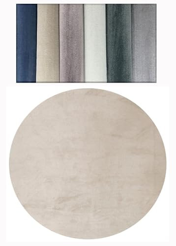 Tadi & Imperio1983 Alfombra Lisa Beige - Pelo Corto - Alfombra para salón Grande