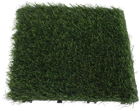 Milisten aufgehängter Rasen Mobiles künstliches Gras Mini-Dekoration Spleiß künstliches Gras Verlegbare Rasenmatten Flexible Rasenplatten Balkonrasen Kunstrasen im Freien pp Green