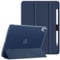 HGWALP Custodia trasparente per iPad (A16) 11a generazione 11 2025/iPad 10a generazione 10.9 2022, Cover del supporto con retro traslucido duro, sonno automatico/sveglia&Titolare dello stilo-Marina