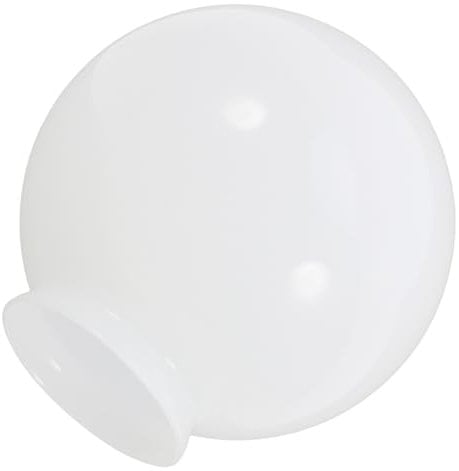 OUNONA Glaslampenschirm Kugelförmig Milchig-weiß Ersatz Für Pendelleuchten Deckenleuchten Schirm Für Schlafzimmer Wohnzimmer Esszimmer Beleuchtung Abdeckung Vorrichtung