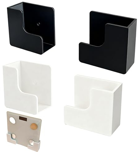 WTVLAX 4 pieces Weight Scale Holder for Wall –No Drill Wall Mounted Weight Scale Holder Adjustable Storage Bracket,Space Saving Wall Organizer,Universal Fit for Home Gym, Bathroom, Kitchen