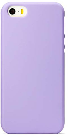 MUNDULEA Compatible with iPhone 5/ 5S/ SE 1st Generation (2016) Case,Shockproof TPU Ptotective Cover for iPhone 5s (Purple)