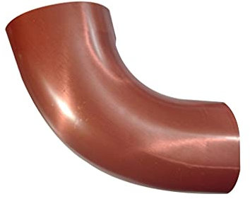 T.E.G. METALLI S.R.L. Curva Gomito 90° per Pluviale Grondaia Varie Misure e Materiali (Alluminio/Rame, 80)