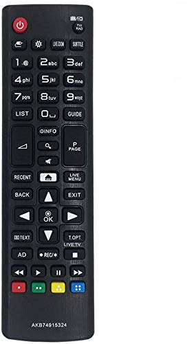 MYHGRC Reemplazo Mando a Distancia LG AKB74915324 para Smart TV - No Requiere configuración Mando LG TV