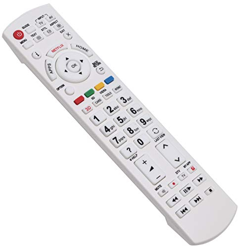 ALLIMITY N2QAYB000842 sub N2QAYB001009 Telecomando Sostituito per Panasonic Viera LCD TV TX-40CX700B TX-40CXC725 TX-40CXR700 TX-40CXW684 TX-40CXW704 TX-40DS500ES TX-40DSF637 TX-40DSN638 TX-40DSX639