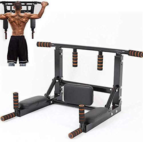 Sin Barre de Tractions Mural, Barre de Fitness pour l'entraînement Multifonctionnel, Multi-Grip Pull Up Bar, Barres de Traction Plafond Exercices