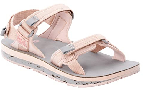 Jack Wolfskin Damen Outfresh Deluxe W Sandale, Rose/Grey, 39.5 EU