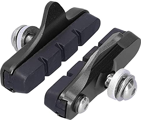 Rennrad-Bremsbeläge Fahrrad-C-Bremsklötze No-Noise No-Skid Gummi-Fahrradbremsklötze Ersetzen(schwarz)