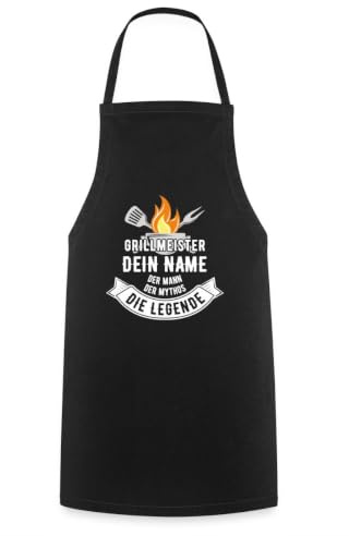 Grillschürze Grillmeister Mit Wunschname Personalisieren Kochschürze