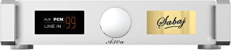 SABAJ A30a amplificateur de Puissance Haute fidélité Professionnel intégré avec la dernière Puce DSP et St Puce d'amplificateur Haute Performance,Support 32bit/768khz,ldac/aptx HD/AAC/SBC,200w×2power