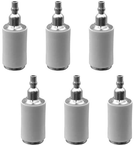 6 Stück Kraftstofffilter für Kettensäge Trimmer Blower Edger kompatibel mit Husqvarna Ersatzteil 530095646