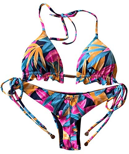 NOAGENJT Bikini Donna Sexy Bandage Push Up Brasiliano Beachwear Swamwear Bandeau Bikini Swimsuit Set Donne Costumi da Bagno Tankinis Set Mare Costumi da Bagno