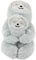 Grey Sloth Mama and Baby Hot Water Bottle