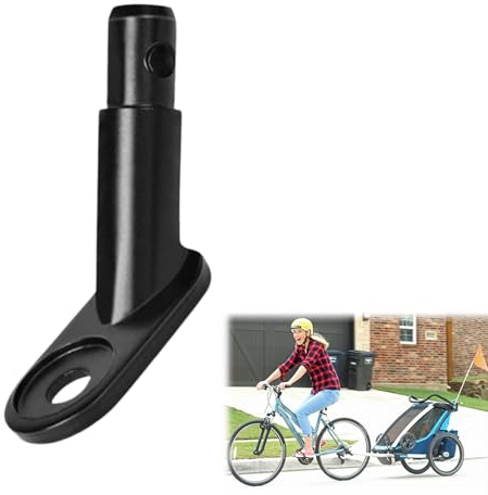 Rimorchio per Bicicletta Frizione, Attacco per Rimorchio Bicicletta, Gancio Traino per Biciclette, Gancio per Rimorchio per Bicicletta, Gancio di Traino per Rimorchio Bici, per Rimorchi, Bici Bambino