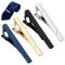 Pince à Cravate Homme,4 PCS Pinces à Cravate Pince à Cravate Cuivre en Métal Classiques Pince à Cravate Minimaliste Epingle a Cravate Homme pour Affaires Mariage Vie Quotidienne