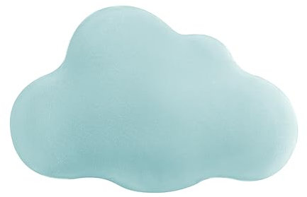 Herfair Wolken Kuschelkissen Kinder Memory-Schaum Zierkissen Weiche Flauschige Kissen Sofakissen, Deko Kissen Plüsch Kissen für Kinderzimmer Schlafzimmer Deko (Hellblau)