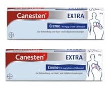 CANESTEN Extra Creme 10 mg/g Doppelpackung -effektiv gegen Fußpilz- (2x 20g)