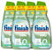Finish Power Gel 0% Detergente Gel Lavavajilla con Certificado Ecológico, 4 unidades - 240 Dosis