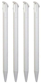 4 stylets blancs de rechange pour écran tactile Nintendo NEW 3DS XL