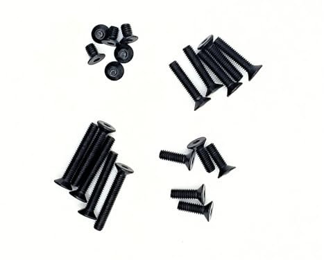 Senkkopfschraube M2x6 Innensechskant DIN7991 Stahl 10.9 schwarz brüniert - 50 Stück - rcbay