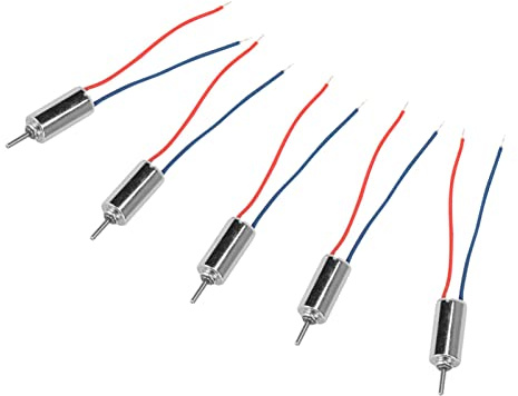 Haosie Moteur CC 4,5 V, micro moteur électrique sans noyau, 32250 tr/min, sans balais, mini drone pour modèles de petits jouets