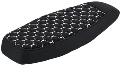 Sitzbank Tuning Hexagon Schwarz/Weiß - für Simson S50, S51, S73