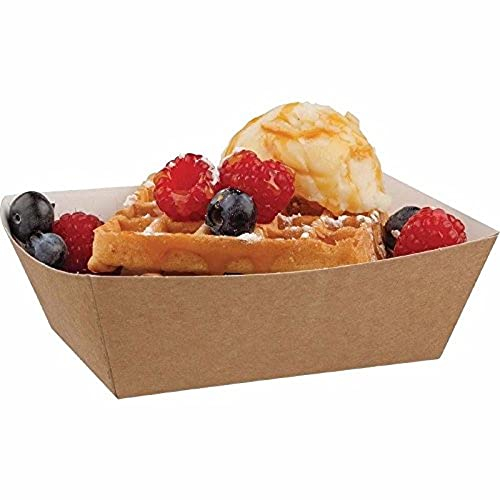 ColPac ck935 desechables bandeja de papel Kraft, pequeño (paquete de 500)