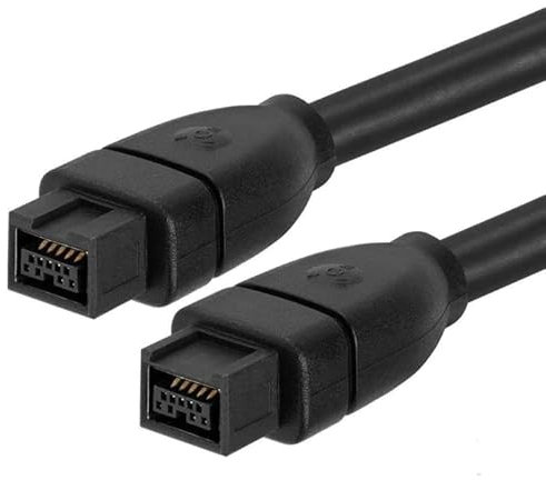 CABLEPELADO Cable FireWire 800 IEEE 1394b 9 Pines 1.8 M Negro