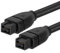 CABLEPELADO Cable FireWire 800 IEEE 1394b 9 Pines 1.8 M Negro