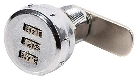 3 stellige Code Kombination Cam Lock Silber Zink Legierung Kabinett Sicherheit Password Coded Lock(2#)