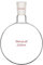 StonyLab 2000 ml Glass Single Neck Round Bottom Flask RBF, with 24/40 Standard Taper Outer Joint, 2 L (2 Liter)