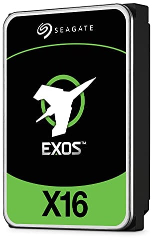 Seagate Exos X16, 14 To, Disque Dur Interne HDD, Classe Entreprise, 3.5, SATA 6 Go/s (ST14000NM002G)