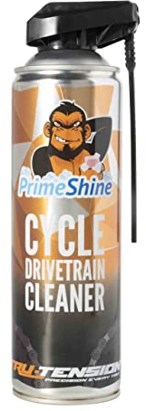 Tru Tension | PrimeShine Cycle Drivetrain Cleaner | No Hassle Road, Mountain & E-Bikes Cleaner | Bicycle Tools & Accessories | 500ml