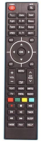Gaoominy Control Remoto de Zgemma Star HS /H2S /H2H /H5 /H5.2S Combo Receptor de Satélite, Uso Directo