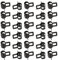 MroMax Federbandklemmen, 6 mm, passend für 6,5–7,2 mm Außendurchmesser, Kraftstoffleitung, Silikon-Vakuumschlauch-Clip-Verschlüsse, 30 Stück