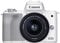 Canon EOS M50 Mark II + EF-M 15-45mm f/3.5-6.3 IS STM (White) - Mirrorless camera (Renewed)
